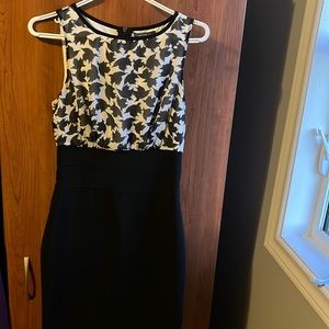 Black and white dress